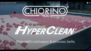 Chiorino HYPERCLEAN® Food Belts for a sustainable process efficiency [upl. by Dercy]