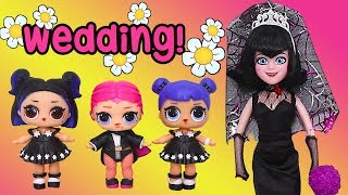 Sniffycat LOL Families  Flower Girls at Mavis Wedding  Toys and Dolls Fun for Kids [upl. by Gnek]