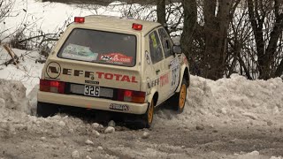 Rallye Hivernal Du Dévoluy VHC  VHRS 2023  Day 1  Crashs And Big Show [upl. by Heyer]