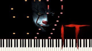 IT 2017  Every 27 Years Piano Tutorial Synthesia [upl. by Alenairam]