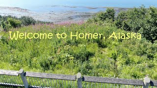 Homer Alaska  Homer Overlook point  Homer Spit  4k Drone Video  July 2021 [upl. by Prudence]