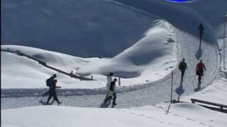 Swiss Snow Walk amp Run Arosa Engelberg amp Leysin [upl. by Dnaletak715]