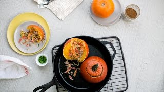 Beef amp Couscous Stuffed Pumpkin [upl. by Remo]