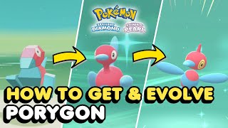 How To Get amp Evolve Porygon Into Porygon2 And PorygonZ In Pokemon Brilliant Diamond amp Shining Pearl [upl. by Ynnavoj]