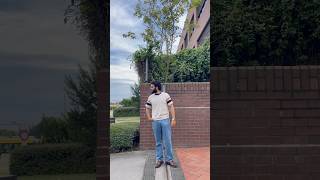 OffWhite TShirt on a Blue Baggy Jeans Fit Check outfit ootd mensfashion [upl. by Aiotal758]