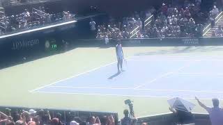 Ben Shelton 147mph serve 20 years old US Open 2023 [upl. by Ammadis]