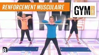 Cours gym  renfort musculaire 2  Avec un bâton [upl. by Viva]