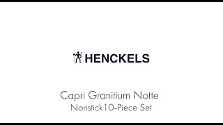 About the Capri Granitium Notte Cookware 10 Piece Set  HENCKELS [upl. by Otho]