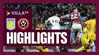 MATCH HIGHLIGHTS  Aston Villa 11 Sheffield United [upl. by Dich]