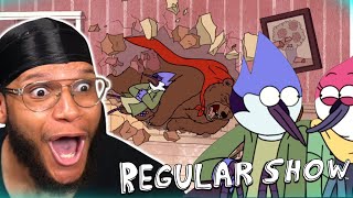 FIRST TIME WATCHING Regular Show S3 Ep 3638 REACTION [upl. by Armitage574]