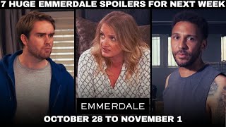 7 Huge Emmerdale Spoilers for Next Week That Will Leave You Speechless  Oct 28  Nov 1 [upl. by Doniv]