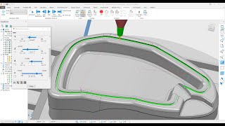 PowerMill 5axis Toolpath 07 I Swarf Finishing I Surface Finishing [upl. by Weight]