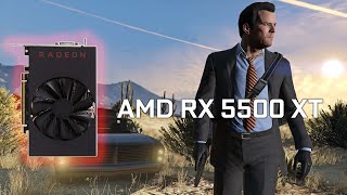 AMD RX 5500 XT 4GB  Grand Theft Auto V 2015 [upl. by Haland740]