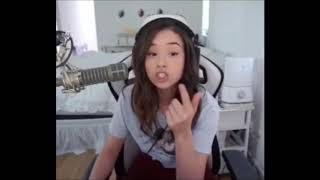 Pokimane says the N Word on stream [upl. by Eibor232]