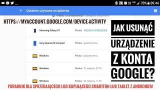 Jak usunąć telefon z konta Google przed sprzedażą  ForumWiedzy [upl. by Sina]