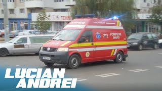 Ambulanta SMURD B2 Braila  Arriving to the hospital [upl. by Ettesil83]