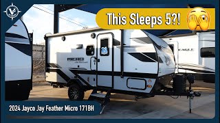 Full Service Walkthrough  2024 Jayco Jay Feather Micro 171BH [upl. by Robinett593]