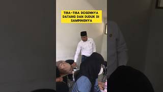 momen lucu ketika mahasiswi ketiduran disamperin dosen ‼️ ngakak lucu dosen ketiduran kocak [upl. by Aitnom]