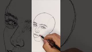 XPaintingLoomis Method Female Portrait Sketch  Drawing Guide [upl. by Eibloc763]