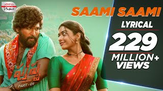 Saami Saami Full Song Telugu  Pushpa  Allu Arjun Rashmika  DSP  Mounika Yadav  Sukumar [upl. by Ytak964]