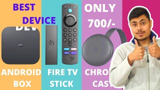 Best  5 Devices Make Your LED TV On Android  Best Media Streaming Devices for 2022 [upl. by Dody]