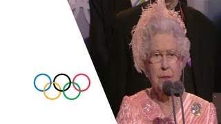 Queen Elizabeth II Officially Opens The London 2012 Olympics  Opening Ceremony [upl. by Elvyn]