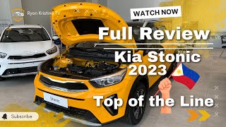 Kia Stonic 2023  14L EX AT  Top of the line  Full Review  RyanKristine [upl. by Zoa]