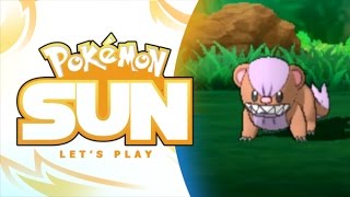 A SHINY YUNGOOS  Pokemon Sun Lets Play Walkthrough Part 2  MandJTV Playthrough [upl. by Ahsilav]