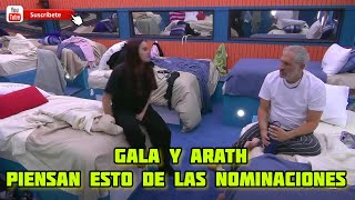 GALA Y ARATH PLATICAN DEL PLAN DE LAS NOMINACIONES LA CASA DE LOS FAMOSOS MEXICO 2 EN VIVO [upl. by Akinuahs860]