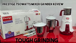 Prestige Deluxe VS 750Watt Mixer Grinder Review amp Unboxing  Prestige Mixer grinder  750w [upl. by Grunenwald]