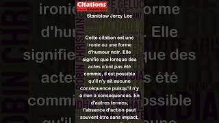 Des actes qui nont pas eu lieu entraînent souvent une absence catastrophique de conséquences [upl. by Mahoney]