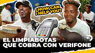 ¡INCREÍBLE EL LIMPIABOTAS QUE COBRA CON VERIFONE Y HABLA INGLÉS  WIFI [upl. by Edme]