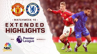 Manchester United v Chelsea  PREMIER LEAGUE HIGHLIGHTS  1132024  NBC Sports [upl. by Nwahsram]