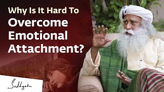 Why Is It Hard To Overcome Emotional Attachment  Sadhguru [upl. by Anigger836]