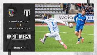 Podhale Nowy Targ  Sandecja Nowy Sącz 21 01 skrót meczu  29092024 [upl. by Evanthe974]