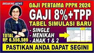 🔴 GAJI PERTAMA NAIK 8  TPP UNTUK PPPK TAHUN 2024 PASTIKAN DAPAT SEGINI [upl. by Harneen829]