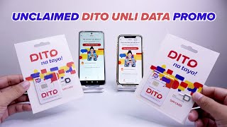 DITO SIM UNCLAIMED UNLI DATA PROMO AND 25GB DATA AFTER 30 DAYS PLUS [upl. by Nazarius]