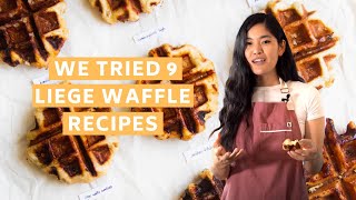 We Tried 9 Different Liege Waffle Recipes [upl. by Estell99]