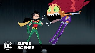 Teen Titans  Starfire is Jealous of Robin’s Date  Super Scenes  DC [upl. by Aneelak]