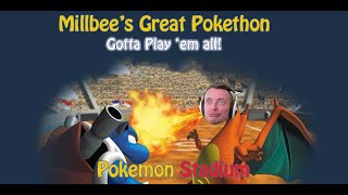 The Big Pokethon Day 6  2118 Games  Pokemon Stadium Game List in Description [upl. by Zined]