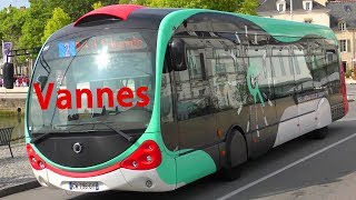 Neue IVECO Busse in Vannes  les bus de lagglo Kicéo  New buses  Bretagne Brittany 4K [upl. by Ahcire]