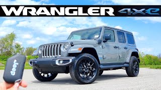 2021 Jeep Wrangler 4xe  Is the ELECTRIFIED Wrangler Still a Wrangler at Heart [upl. by Guidotti204]