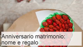 33° anniversario di matrimonio come si chiama cosa regalare per le nozze di pietra [upl. by Tarkany]