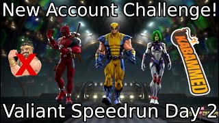 New FTP Valiant Speedrun No Hercules Allowed Day 2 Part 2  Marvel Contest Of Champions [upl. by Fawn]