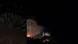 Fuegos artificiales para cerrar estas Fiestas del Pilar 2024 🎆❤️ enjoyzaragoza enjoypilares [upl. by Redmer]