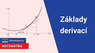 Základy derivací  význam derivace  derivační vzorce  113 Derivace  Matematika  Onlineschoolcz [upl. by Oballa326]