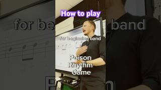 Poison Rhythm Game for beginning band [upl. by Hite546]