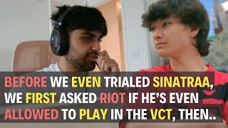 Chet On Sinatraas NRG Trials amp Riot Allowing Him To Be Back In VCT [upl. by Hareehahs]