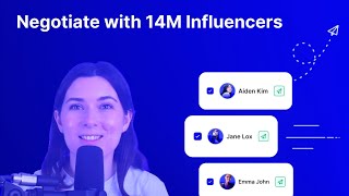 Outreach amp Negotiate with 14M Influencers In Minutes [upl. by Zicarelli]