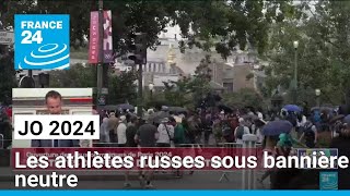 JO 2024  les athlètes russes sous bannière neutre • FRANCE 24 [upl. by Mcferren208]